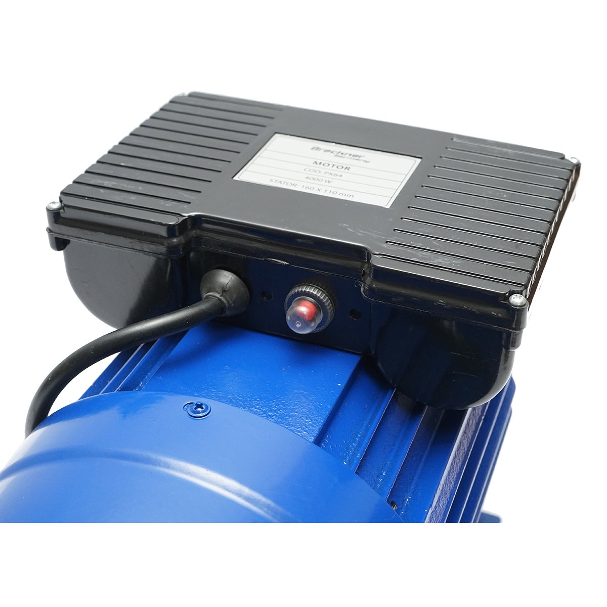 Motor electric monofazat 4KW, 220V, stator 160x110mm, motor cu fir aluminiu si protectie termica Breckner Germany